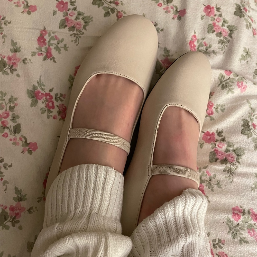 NWOT Everlane The Mary Jane In Sandstone Size 7